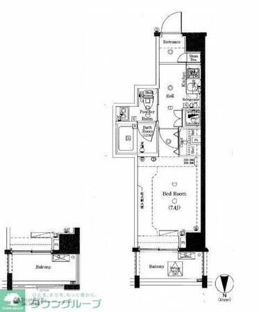 グラントゥルース中板橋の物件間取画像